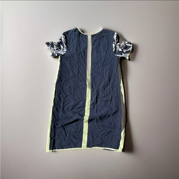 Whistles Pure Silk Black Dress Size 8 Bamboo Print - Picture 2 of 4